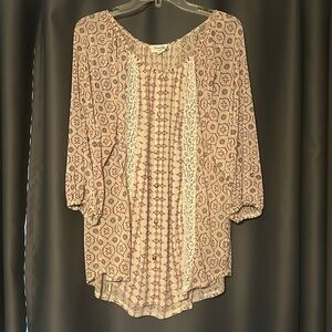 Women’s sheer long sleeve top